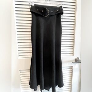 ZARA Midi Skirt w/ Belt